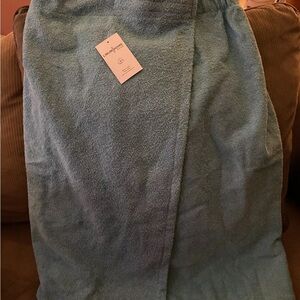 Woman’s Linum Home Textiles Turkish Cotton Aqua Terry Body Wrap NWT!!